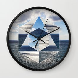 Sacred geometry Seaview Wall Clock
