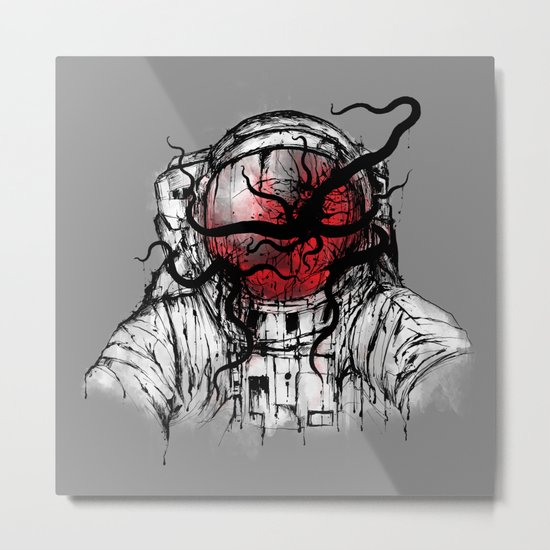 Space Parasitism Metal Print