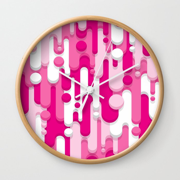 strawberry cream Wall Clock
