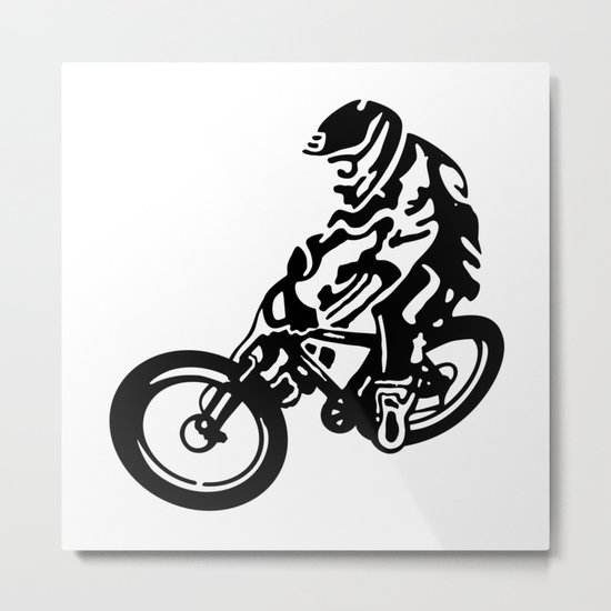 Mountain Bike Metal Print