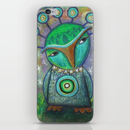 Alien Owl iPhone Skin