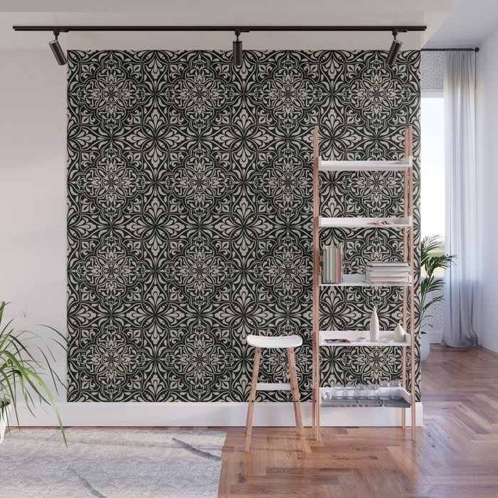 Seamless Baroque Pattern  Wall Mural