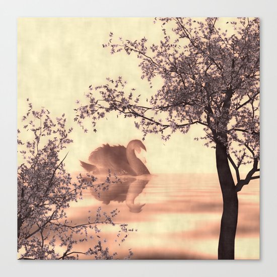 Japanese Lake Canvas Print