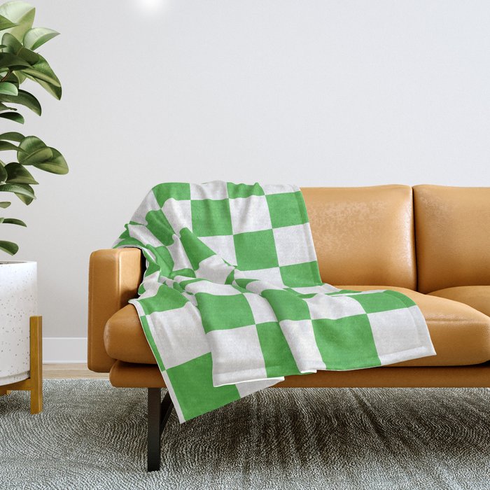 Grass green top blanket
