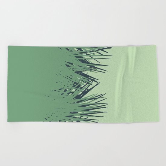 Cuban Palm Beach Towel