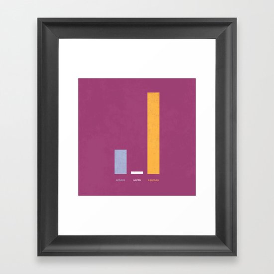 > Words Framed Art Print