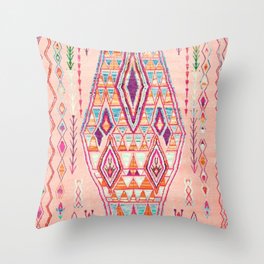 bohemian Style Design Throw Pillow