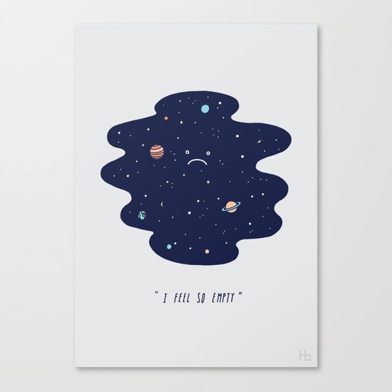 Negative Space Canvas Print
