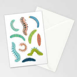 Chubby Caterpillars Stationery Card