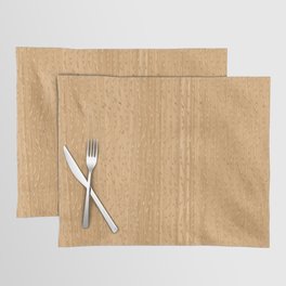Light brown engraved wood board Placemat