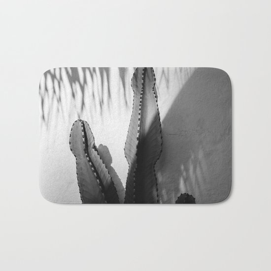 Monochrome SoCal Shadows Bath Mat