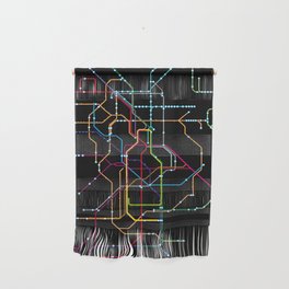 City transport map Wall Hanging