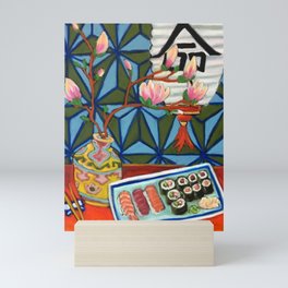 Still Life with Sushi Mini Art Print