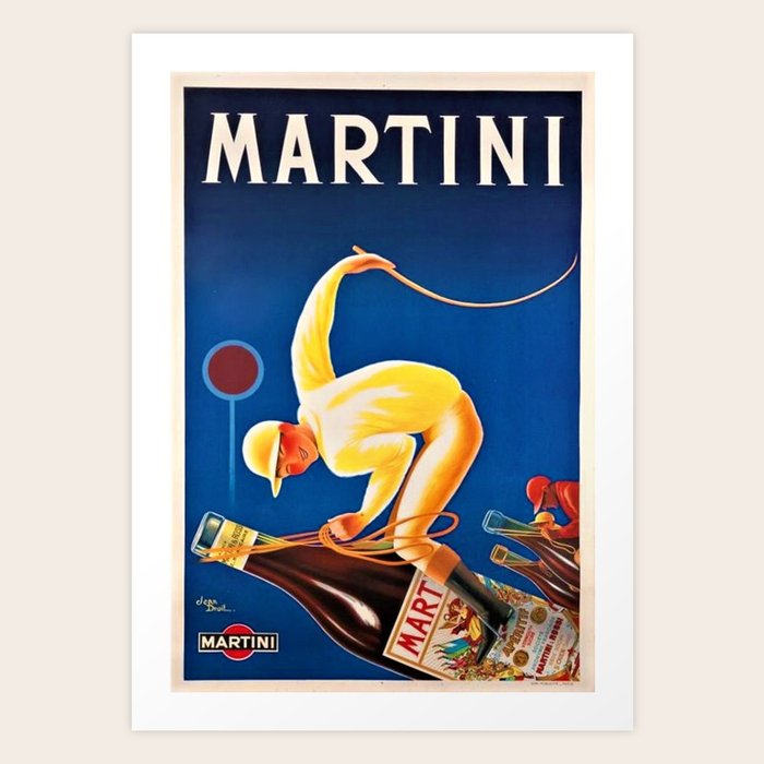 Vintage Martini and Rossi Sparkling Wine Vermouth Advertisement