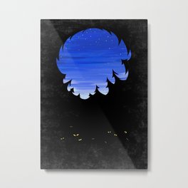 Forest in the night Metal Print