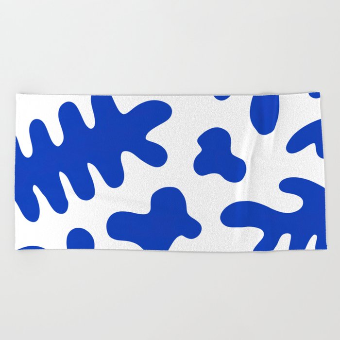 Abstract minimal shape pattern 1 Beach Towel