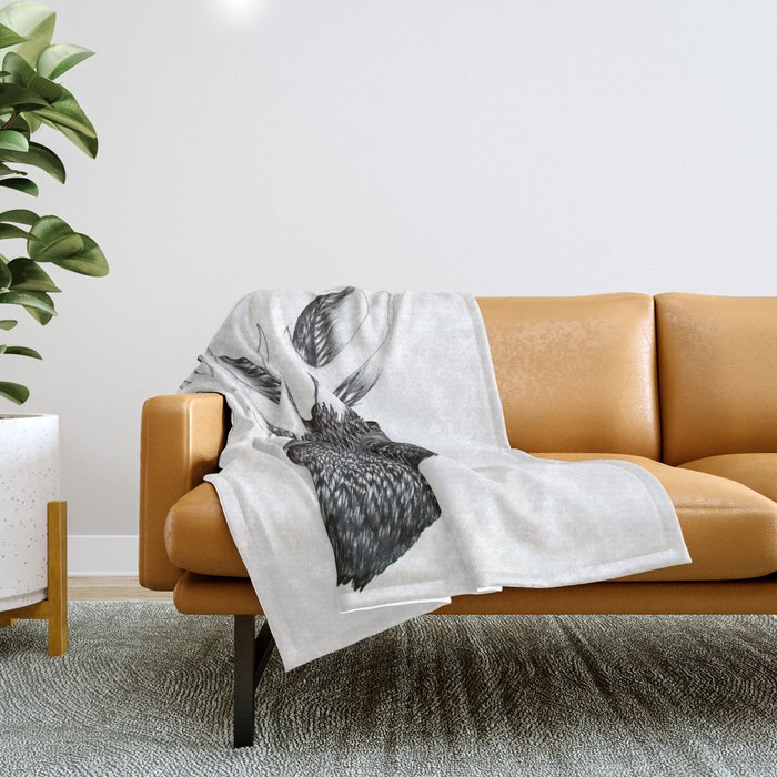 The Jackalope Throw Blanket