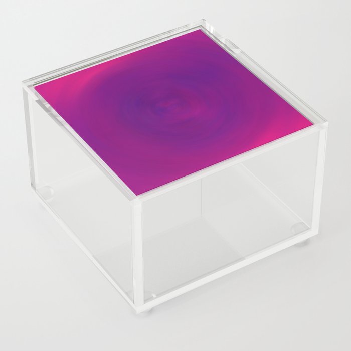 Imperial purple whirl effect Acrylic Box