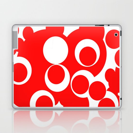 red circles Laptop & iPad Skin