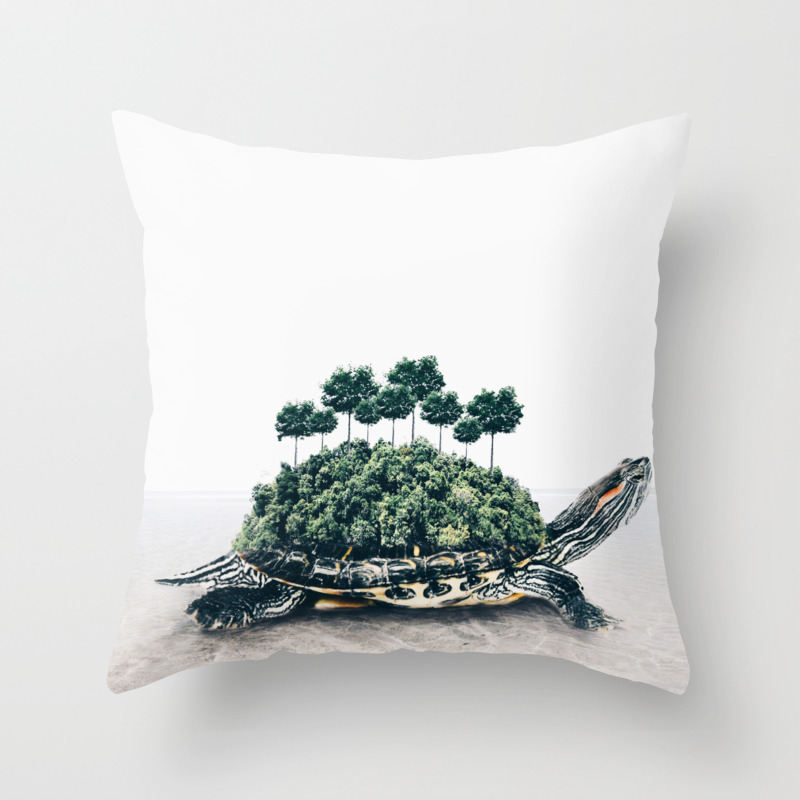 Giant Turtle Throw Pillow By Heyluisa Society6