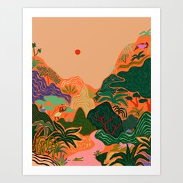 Hidden Paradise Art Print