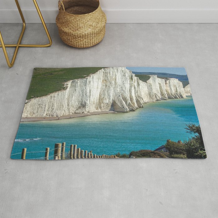 Great Britain Photography - Beautiful Beach Called Cuckmere Haven Rug