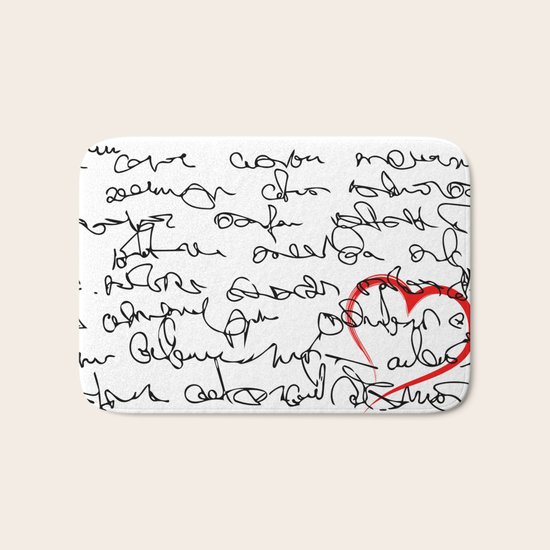 Message Bath Mat