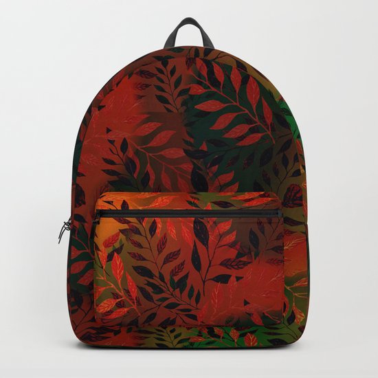 Abstract Leaf Arrangement (African Colors) Backpack