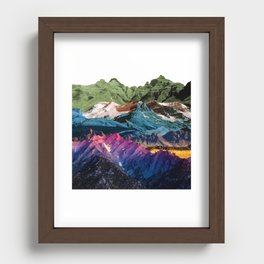 Dream Nature MOUNTAINS Recessed Framed Print