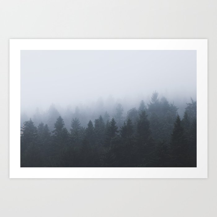 Mysterious Forest In The Fog Art Print By Patriklovrinphotography Society6 Mysterious Forest In The Fog Art Print By Patriklovrinphotography Society6