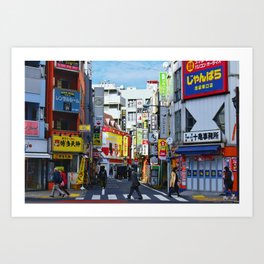 Tokyo Crossing Art Print