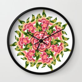 Flower Bouquet Wall Clock