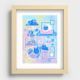 Welcome to the Void Recessed Framed Print