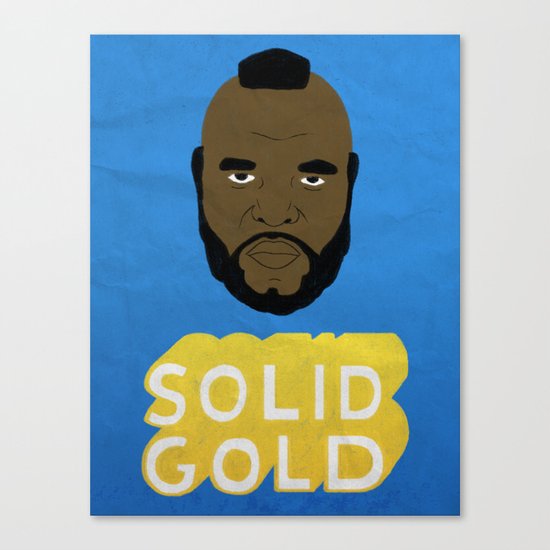 Solid Gold Canvas Print