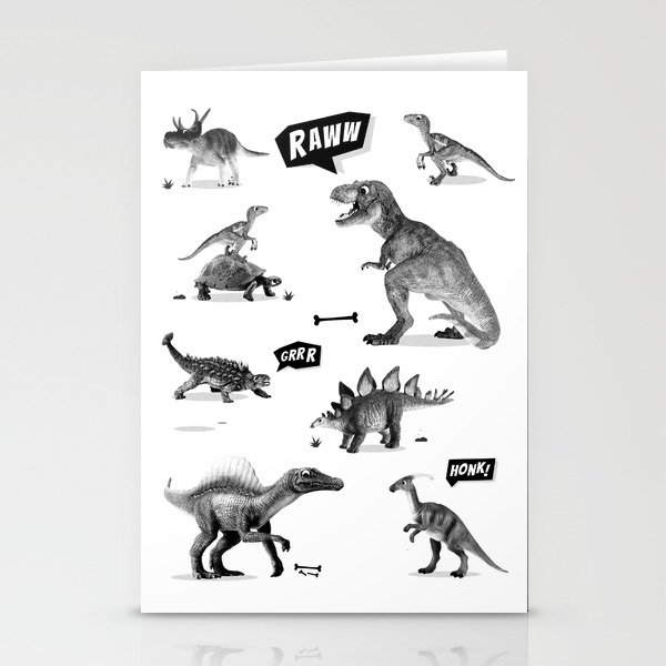 Dinosaur Hunt Stationery Cards