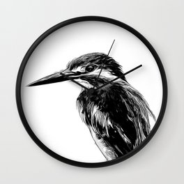 Kingfisher v2 vawh Wall Clock