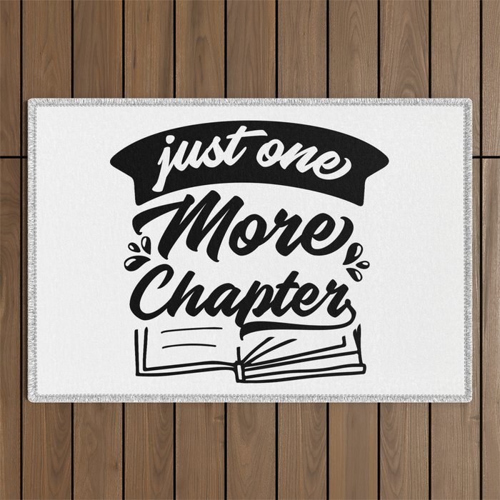 Just One More Chapter Outdoor Rug