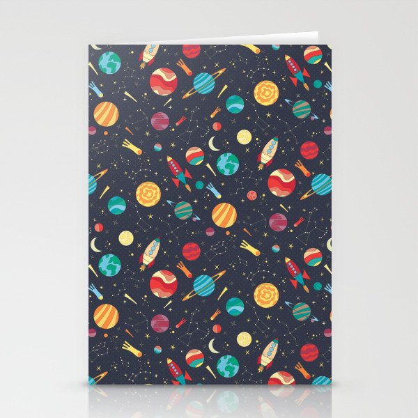 Journey Into Space Stationery Cards