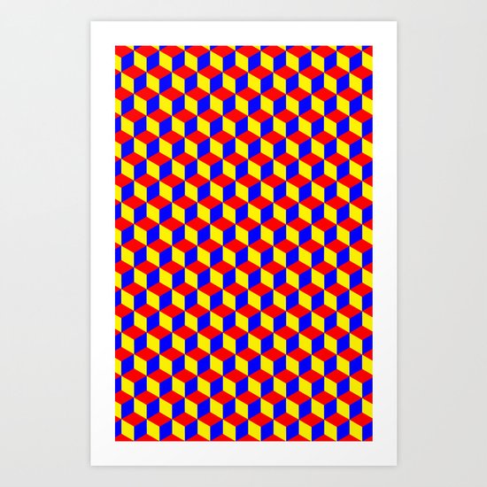 Cubed Art Print