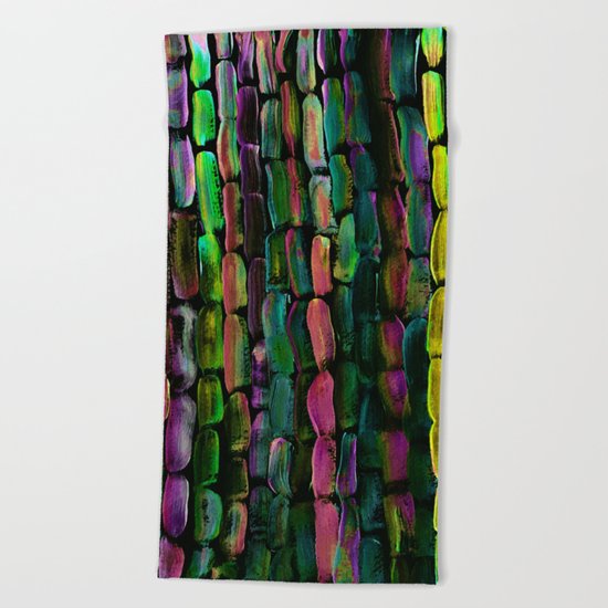 Caribbean Sugarcane Beach Towel