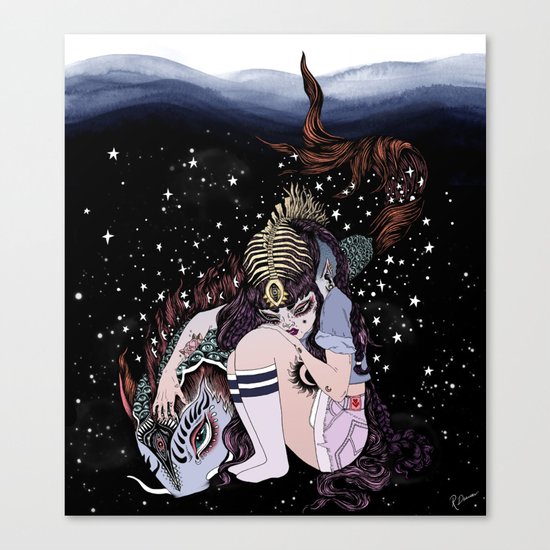 Koi Babe Canvas Print