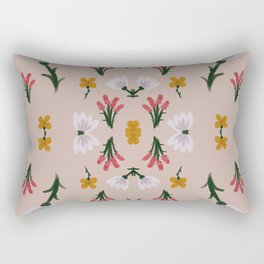 Florals in watercolor Rectangular Pillow