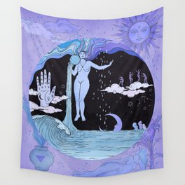 THE WATER MAGICIAN Wall Tapestry
