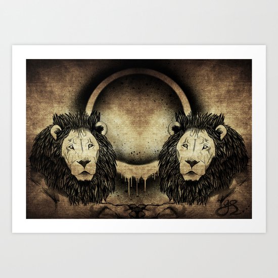 Ring of Fire Art Print