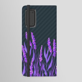 Lavender Stripes Android Wallet Case