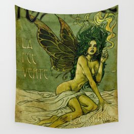 Absinthe La Fee Verte Wall Tapestry