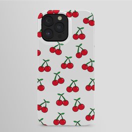 Cherries 1 (on white) iPhone Case