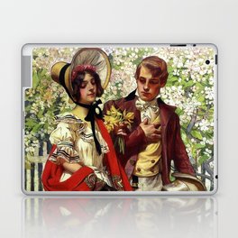 Victorian romance Laptop Skin