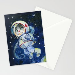 Cat astronaut. Space Stationery Cards