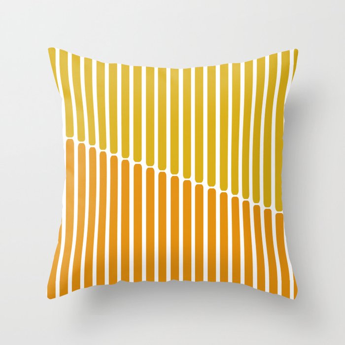 Orange & Yellow  Throw Pillow